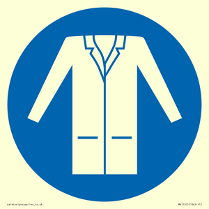 Custom Mandatory: Wear a lab coat